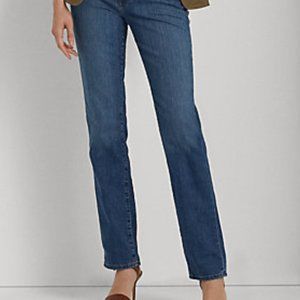 Lauren Mid-rise straight jean